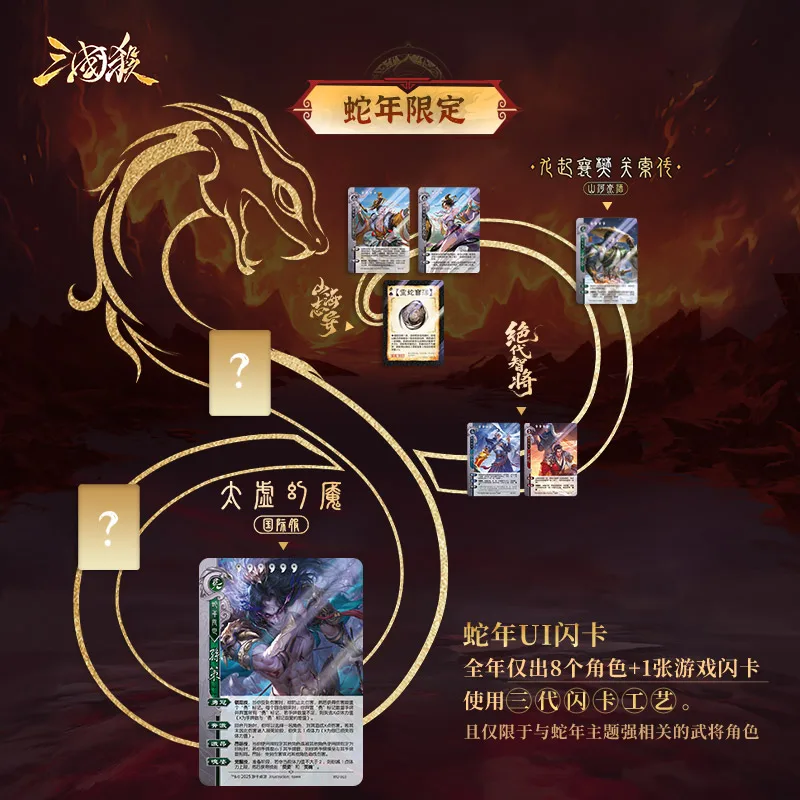 Three Kingdoms Kill Fantasy Nightmare Year of the Snake Limited Flash Card Nightmare General Series Plot Gameplay New Skill Mechanism Board Game