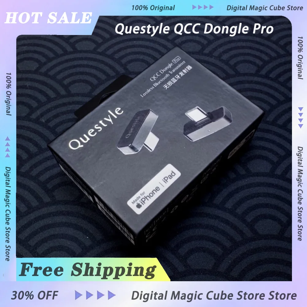 

Questyle QCC Dongle Pro Lossless Bluetooth 5.4 LDAC Transmitter Supports Snapdragon Sound with AptX Transmitter Enjoy LDAC Gifts
