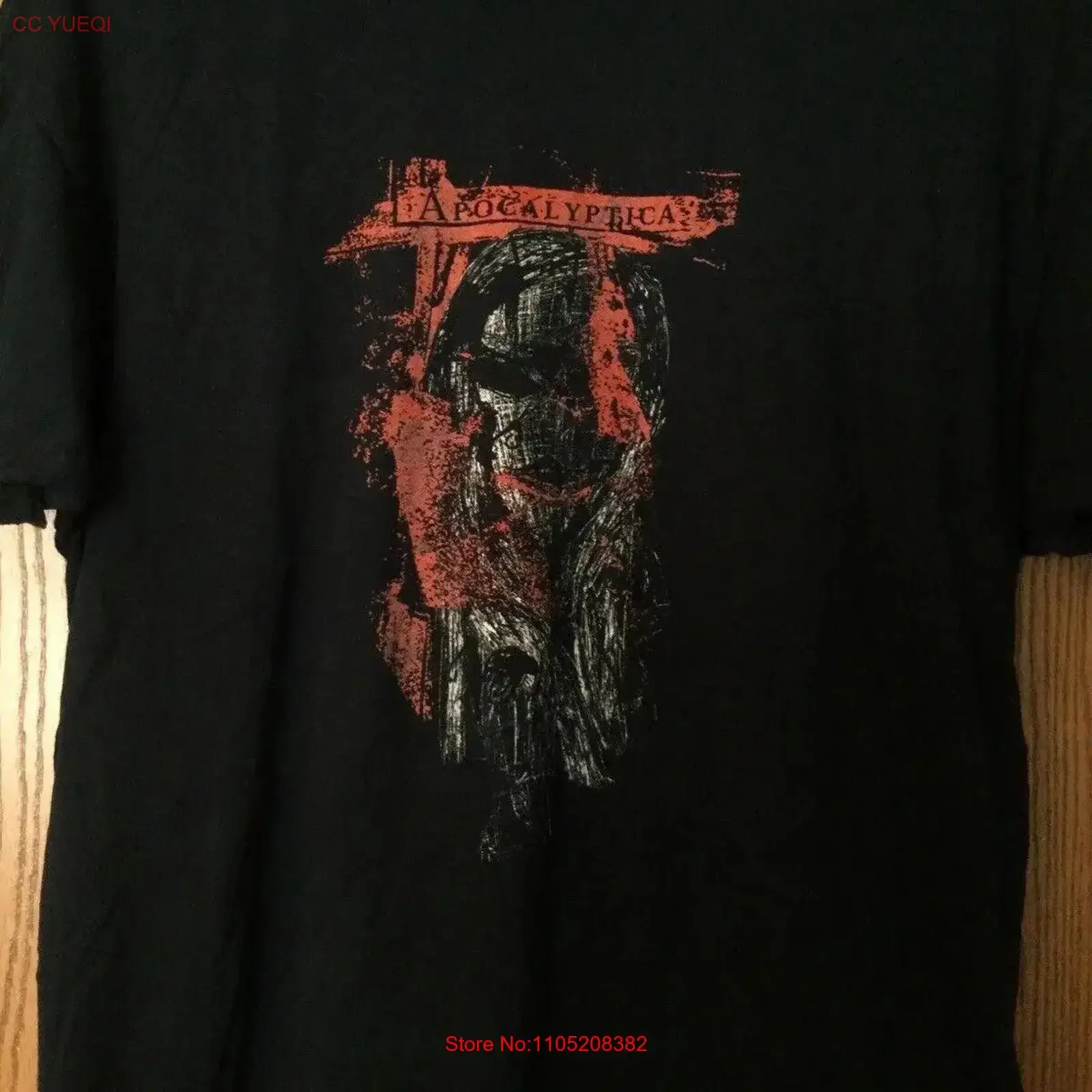 

Apocalyptica I Will Not Forgive Черная футболка 2-сторонняя XL винтажная стираная унисекс стильная слегка модная универсальная растянутая