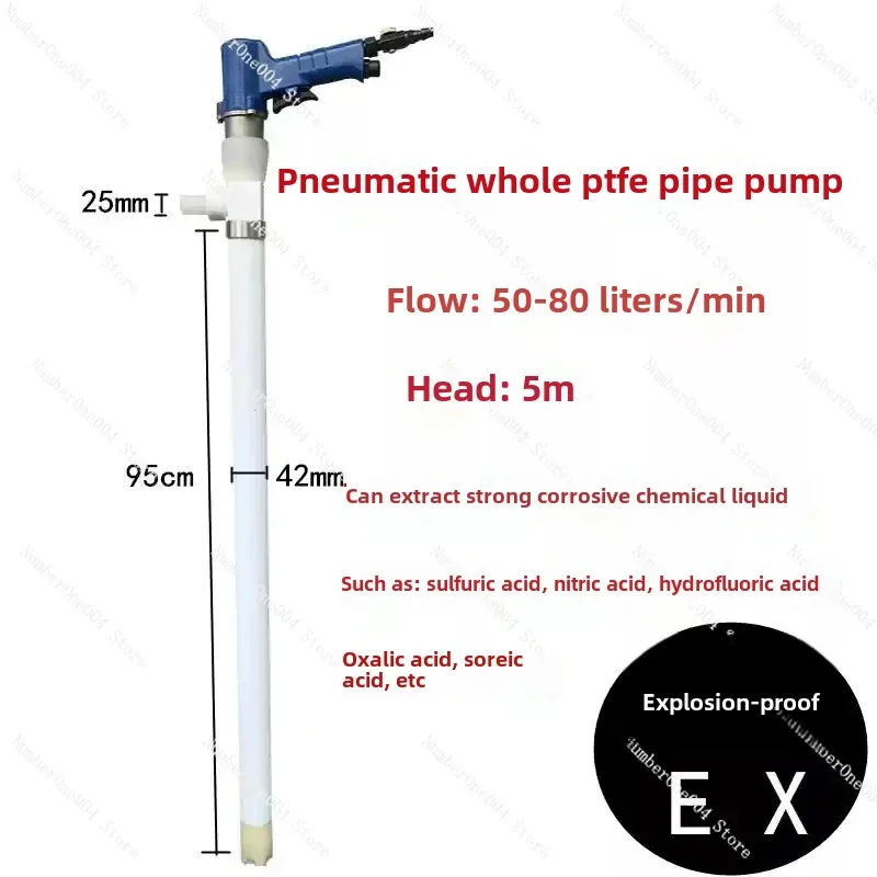 Applicable to  Acid and Alkali Resistant High Temperature Pumping Pump Viscous Paddle Pump Gasoline Solvent Chemical Barrel Pump