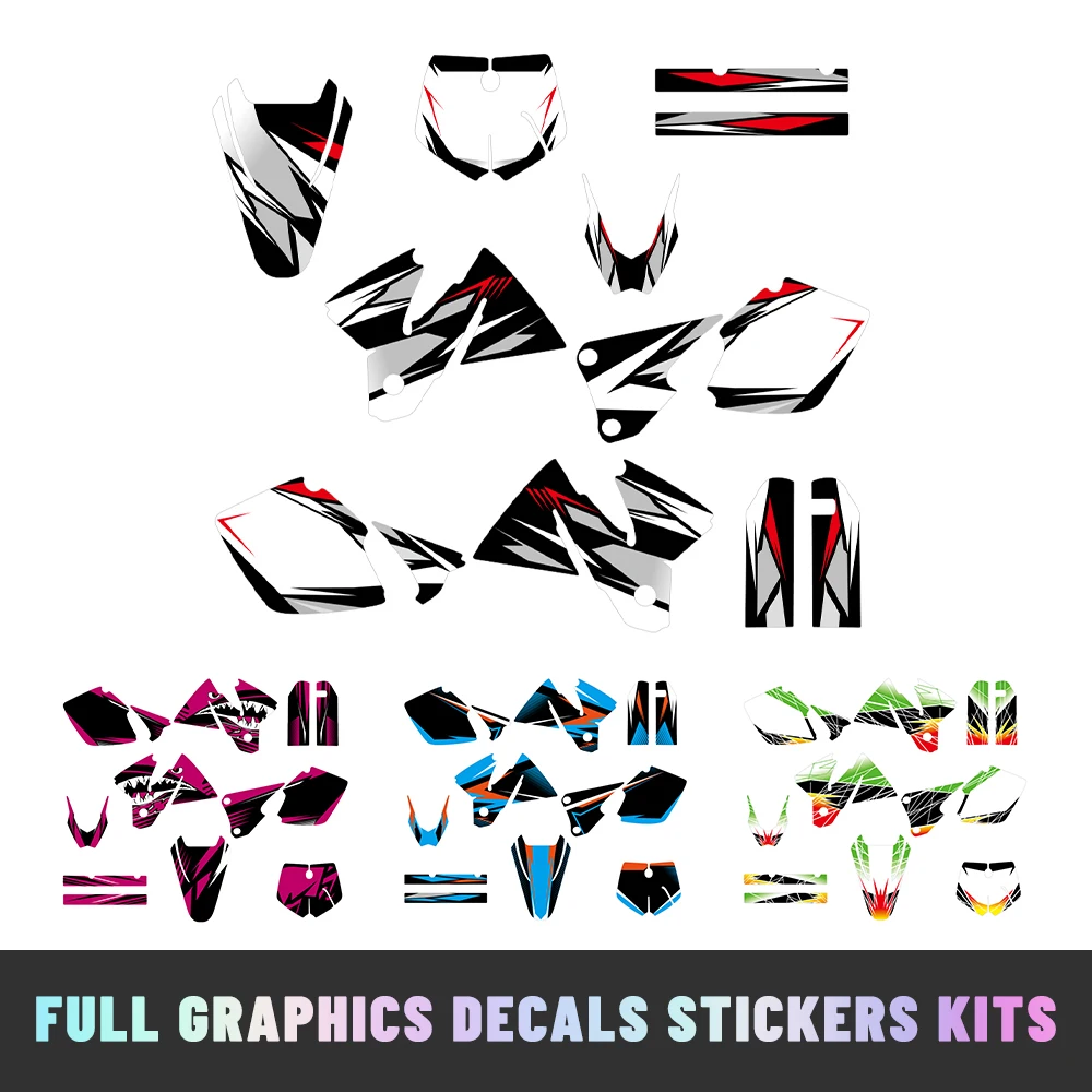 

Motorcycle Decals And Stickers Kit Thickened Pattern Full Set for KTM SX 125 200 250 380 400 520 SX 1998 1999 2000