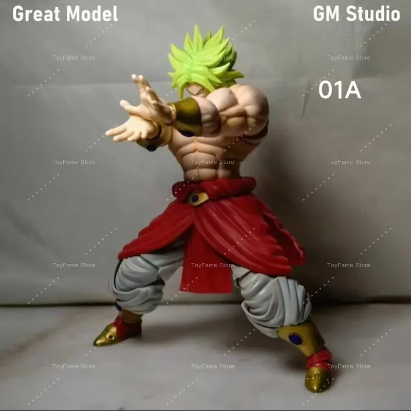

In Stock GM Studio Dragon Ball Broly Anime Action Figure SHF 26cm Broly Beast King Kong Action Figure Collection Gift