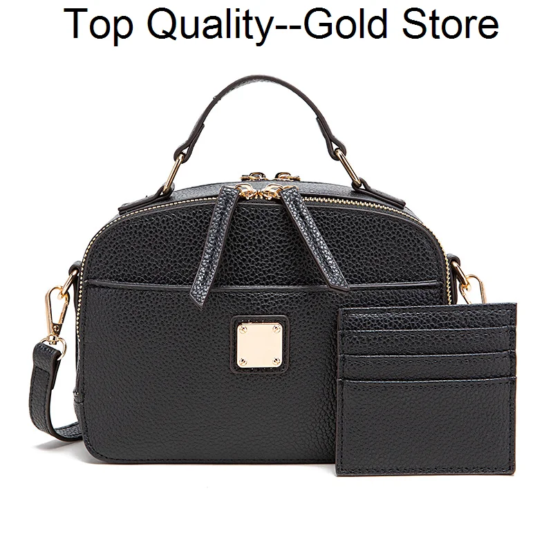 

Vintage Litchi Grain PU Leather Women's Shoulder Bag Handbags Fashion Travel Small Square Designer Luxury Crossbody s