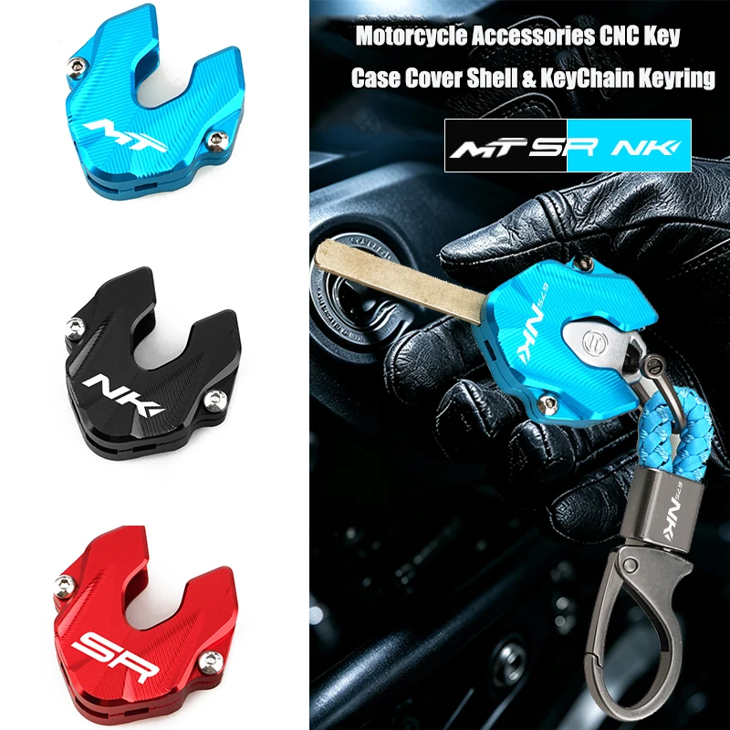 For CFMOTO 675 450 SR SRR SS NK 450 700 800 MT 450MT 675NK 675SRR 450SR 800MT Moto Accessories Key Case Cover Shell KeyChain