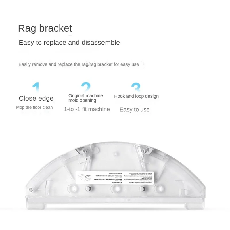 B58B-For Roidmi Eve Plus Robot Replacement Mop Holder Vacuum Cleaner Parts Mop Module Household Cleaning