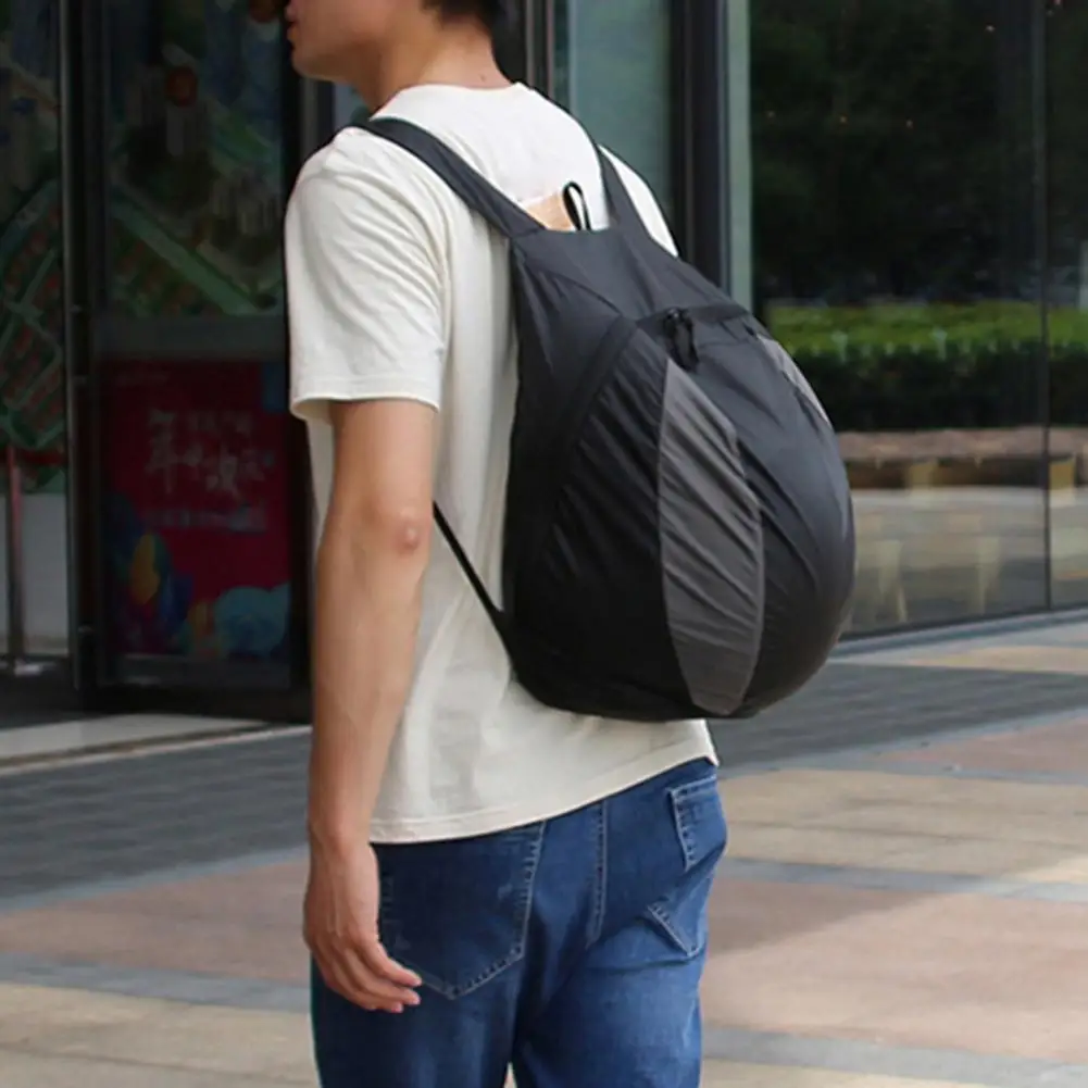 Helmet Pouch Wear Resistant Helmet Bag Lightweight Storing  Useful Men Cycling Backpack Motorcycle Helmet Pouch