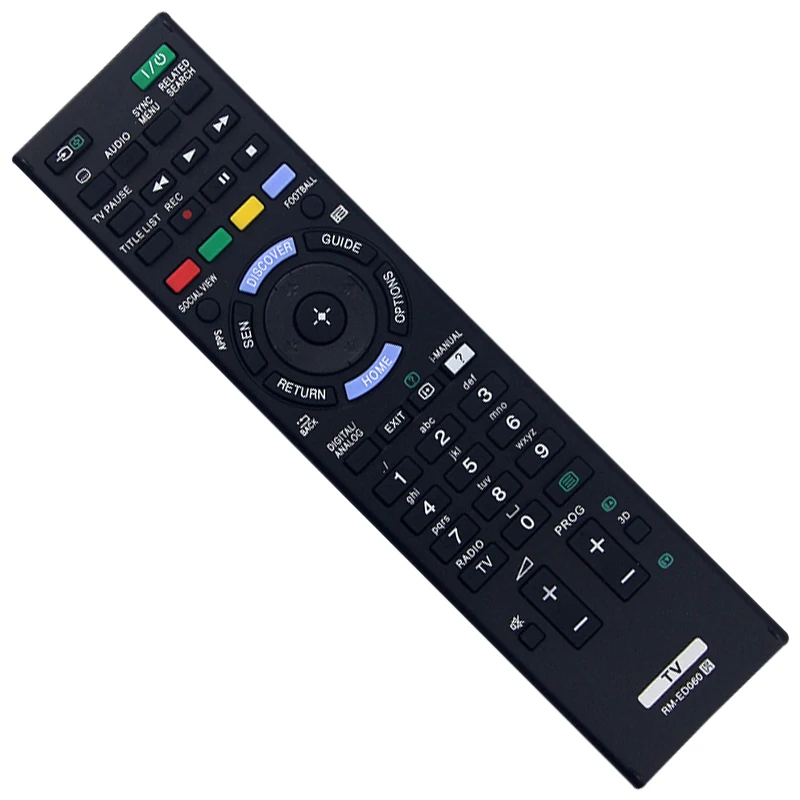 Mando a distancia RM-ED060 compatible con televisores Sony KDL-42W815B KDL-42W317B repuestos