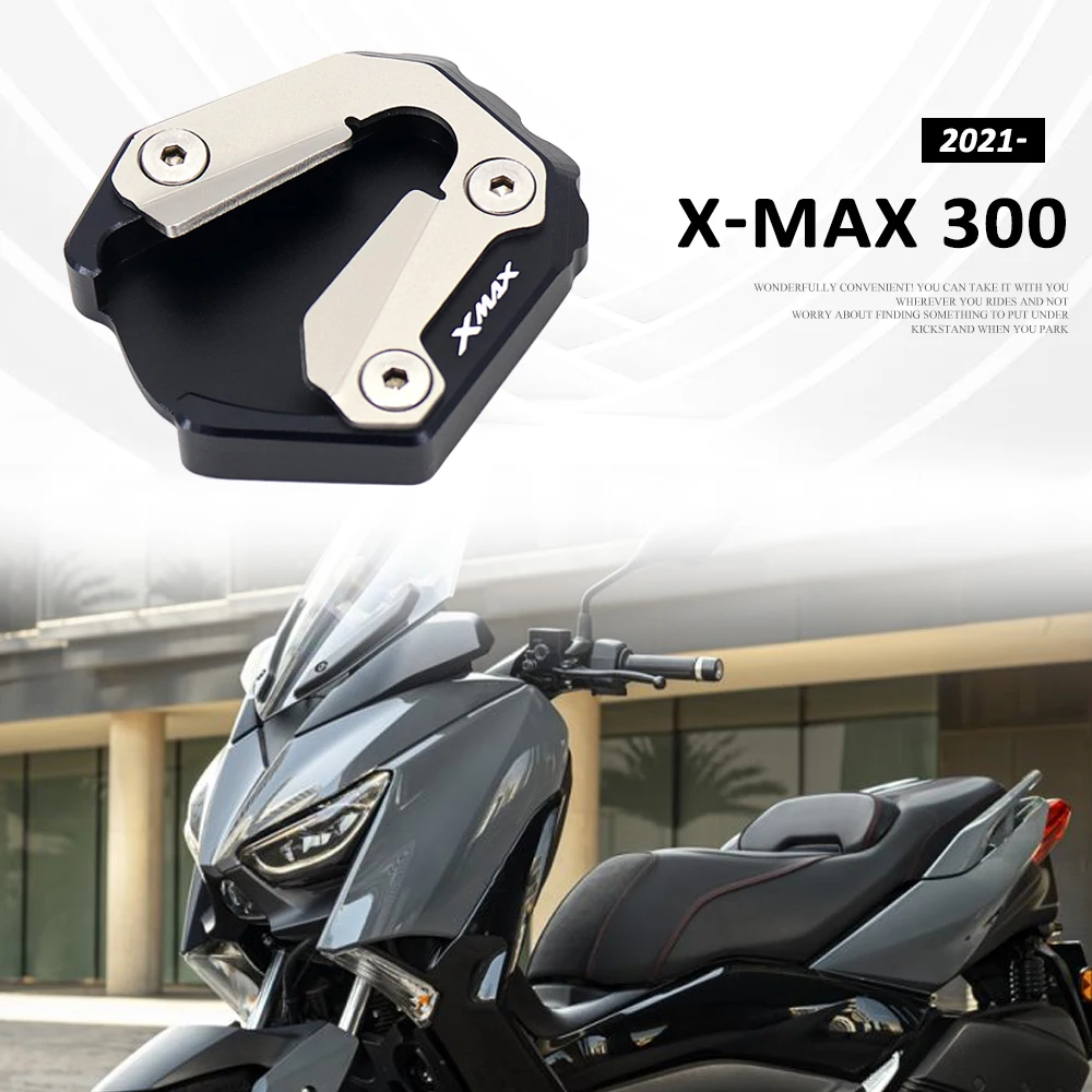 

Motorcycle Kickstand CNC Side Stand Enlarge extension For YAMAHA X-MAX300 XMAX300 X-MAX 300 XMAX 300 2021 2022 2023