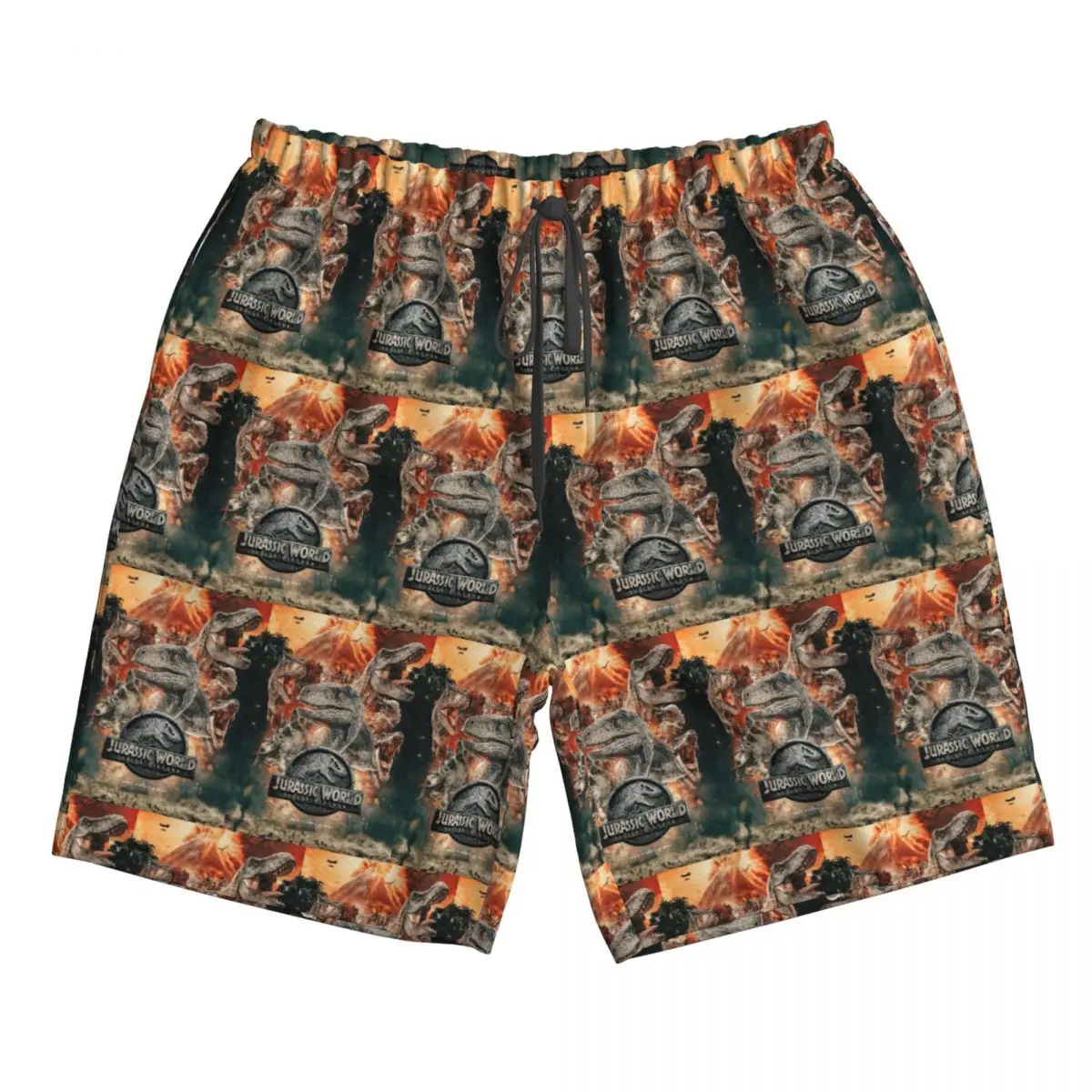 

Jurassic World DinosaurFallen Kingdom 2018 Trunks Beach Board Shorts Casual Quick Dry Swimming Summer Men Pants