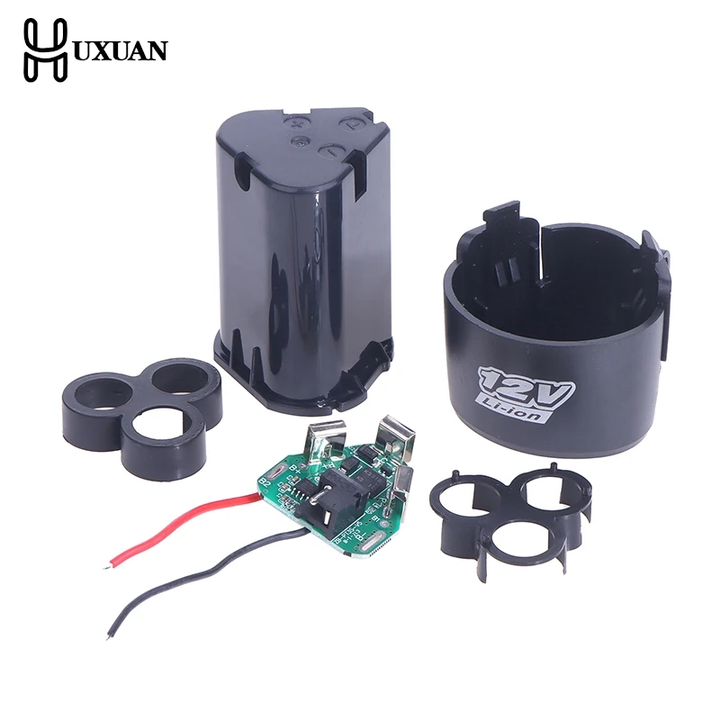 

BMS 18650 Lithium Box Circuit Pack Shell Case Bracket Hand Drill Power Li-ion Battery Protection Board 3S 12V DC Electric Tool