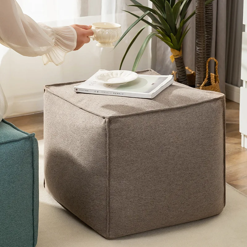 Diablement Fort Stool Floor Cushion Simple Style Solid Color Home