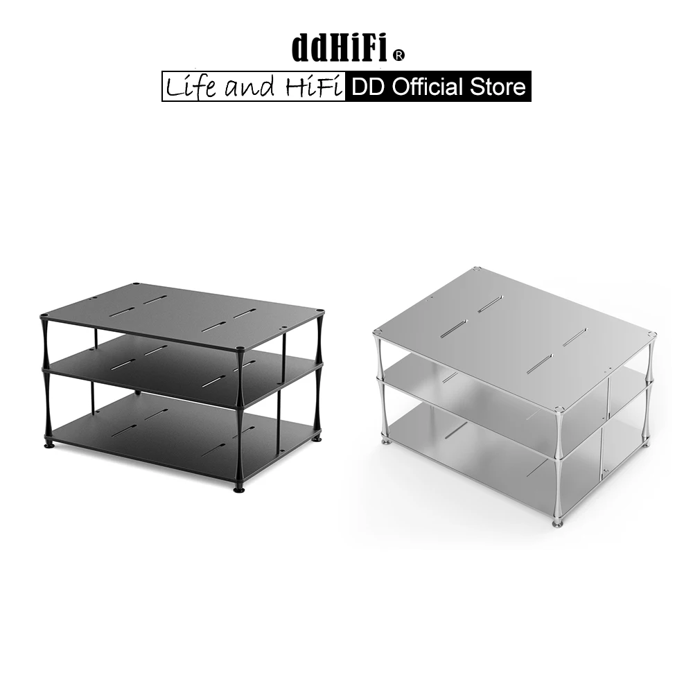 Alumínio Desktop Hifi Rack para Dispositivos de Áudio dd Hifi Hs550 Dac Amp Disponível em Preto e Prata