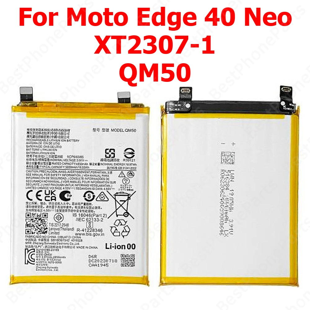 Battery For Motorola Moto Edge 40 Pro 30 Neo Fusion Ultra NP44