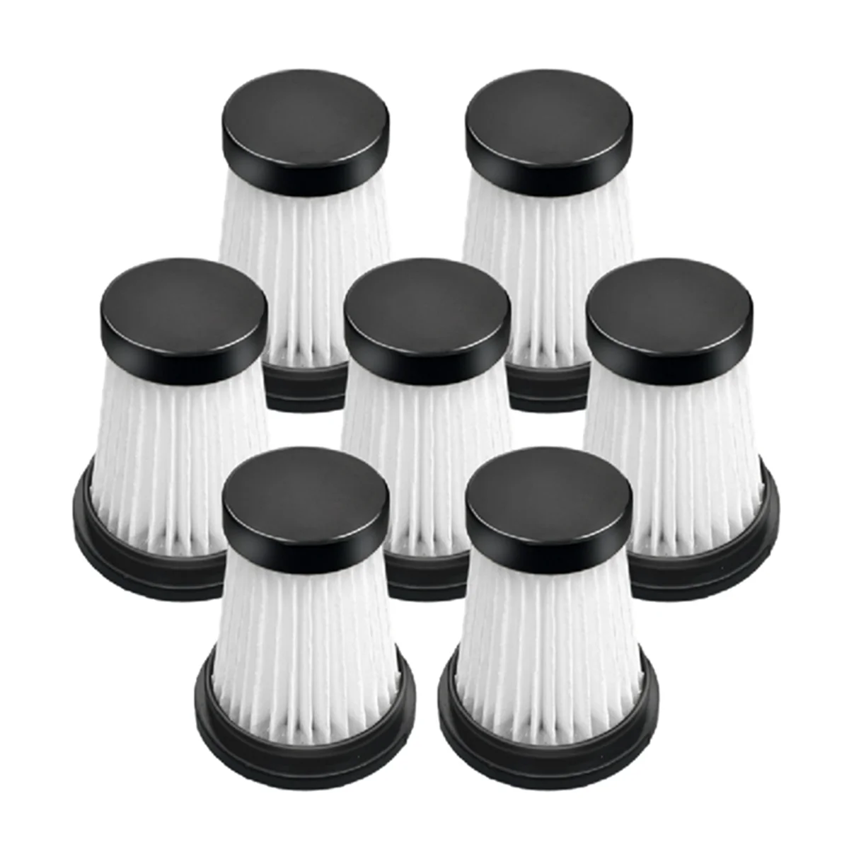 

7Pcs HEPA Filter Replacement Parts for Moosoo K12 Pro K13 Cordless Vacuum Cleaner for Genius Invictus One 1.0 X7