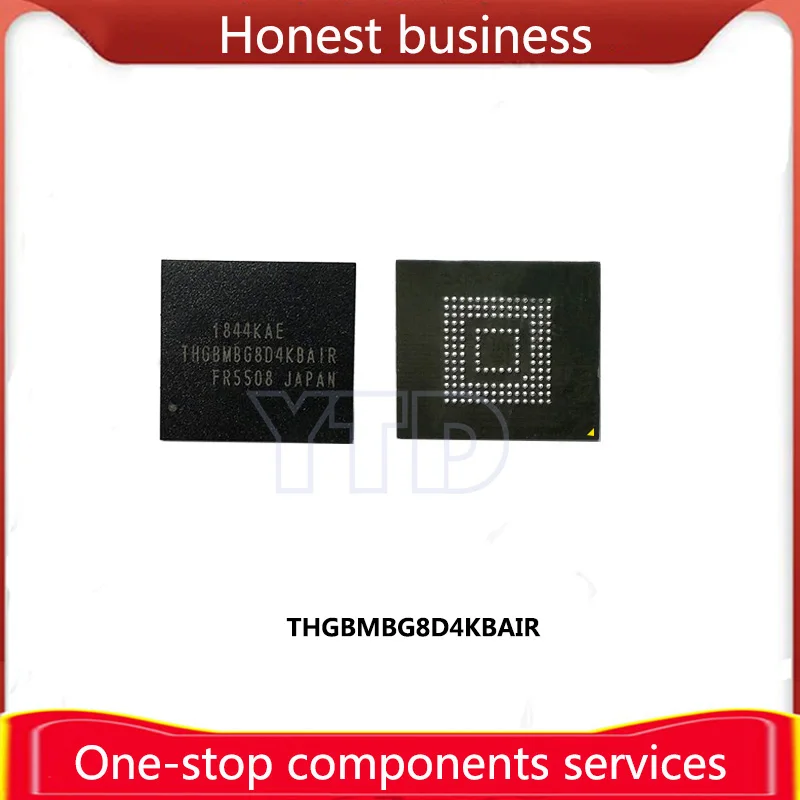 1 pieza THGBMBG8D4KBAIR 32GB 100% en funcionamiento EMMC 32G BGA153 Chip teléfono móvil memoria de disco duro almacenamiento de computadora THGBMBG8D4K BAIR