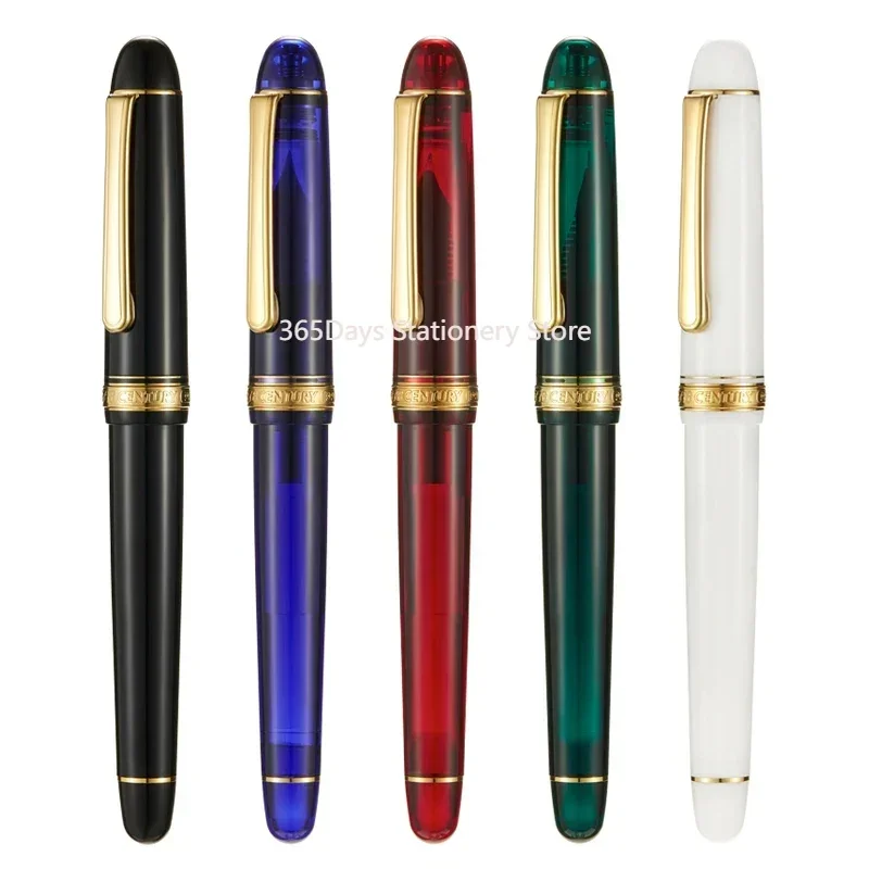 Lovely Japan PLATINUM 3776 Fountain Pen Century 14K Gold Nib Laurel Green Castle White PNB-13000 Or PNB-15000 Writing Pen Gift