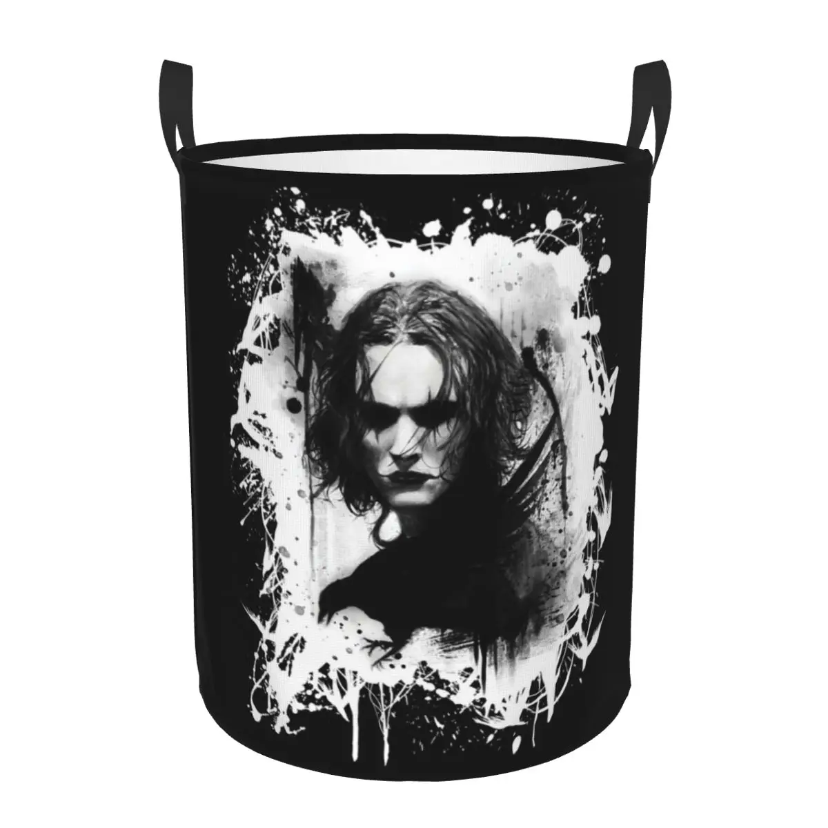 Eric Draven The Crow Foldable Laundry Baskets Dirty Clothes Home Organizer Large Waterproof Box For Home Kids