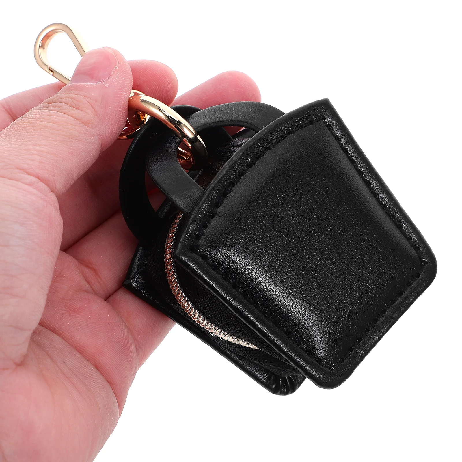 

Portable Mini Travel Jewelry Box Small Zipper Organizer Pouch Keychain for Rings Earrings Accessories Storage Travel Jewelry Box