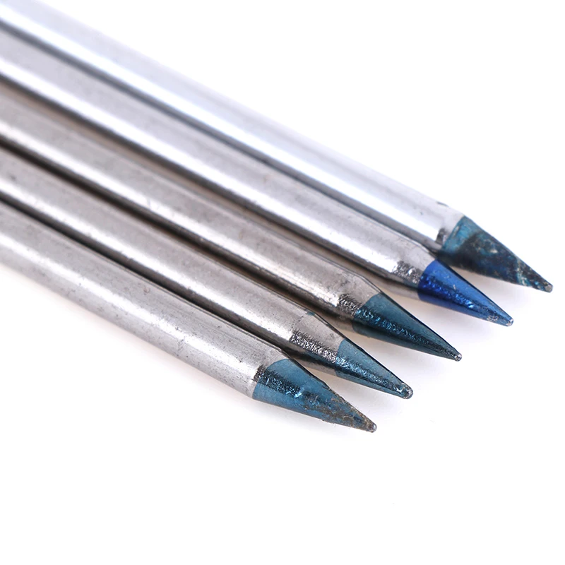 5Pcs Iron Tips 30W/40W Replacement Soldering Iron Tip Lead-Free Electric Soldering Iron Tip Head Welding Tool