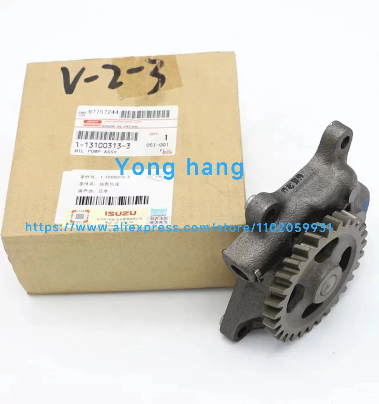 

Hitachi Sumitomo Case Original Excavator Fittings 6HK1 Direct Injection Oil Pump Oil Gear Pump 1-13100313-3 1131003133