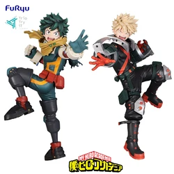 In Stock FuRyu Trio-Try-iT My Hero Academia Midoriya Izuku Bakugou Katsuki PVC 21CM Anime Action Figures Model Collection Toy