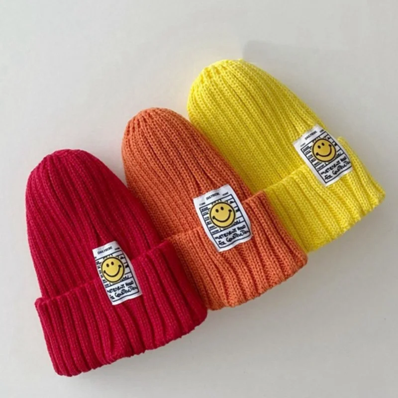 New Autumn Knitted Kids Beanie Cap Infant Newborn Baby Knit Hat Children Cartoon Hat For Boys And Girls Winter Warm Hat 1-6 Year