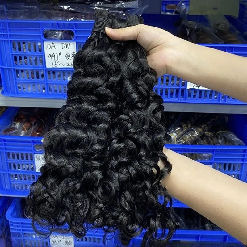 Natural Color Body Wave Bulk Hair Human Hair 12-26 Inch Brazilian Virgin Remy for Braids Hair Extensions for Women Styling Needs