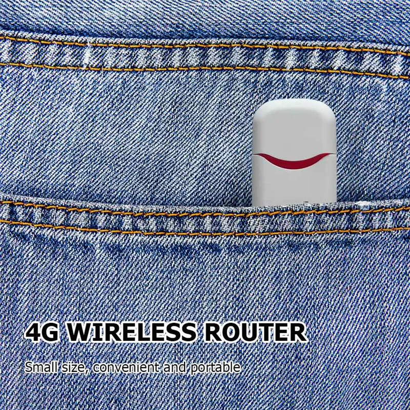 ABZV-150Mbps 4G LTE Wireless Wifi Router USB Modem Portable SIM Card Pocket Hotspot Dongle Mobile Broadband For Home Office