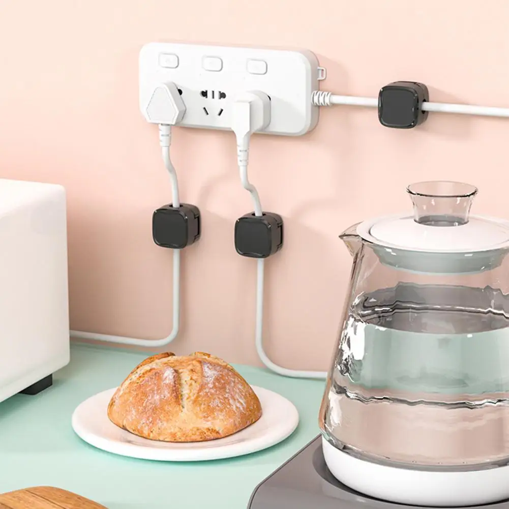 마그네틱 코드 거치대 마그네틱 케이블 클립, 데스크 코드 아래 거치대 정리함, 잔류 케이블 관리, 와이어 키퍼 12 개