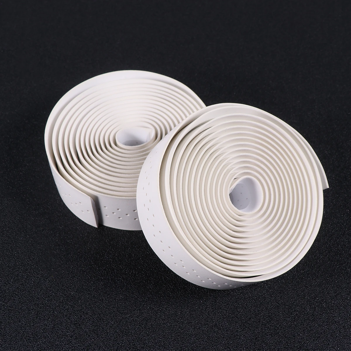 

1 set 1 Set Pu Shock-Absorbent Handlebar Tape Orange Non-Slip For Road Mountain Bike Cycling Handlebar Strips Punching