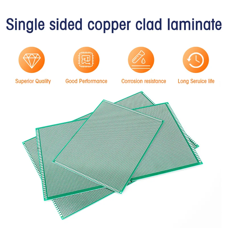1/2Pcs PCB Printed Circuit Board Universal Single Sided Prototype Board DIY Prototype Breadboard 10x15/10x22/12x18/15x20/20x30CM image 5