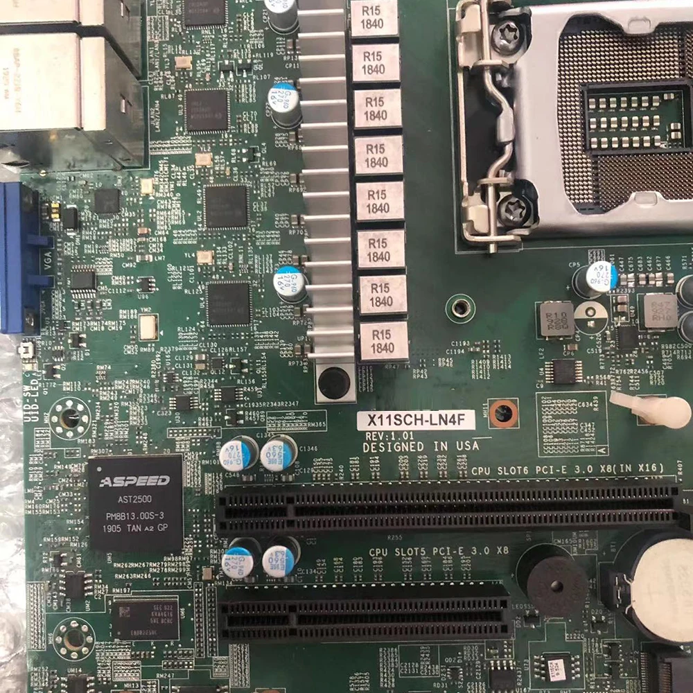 Per la scheda madre del server Supermicro X11SCH-LN4F 8a/9a generazione. Processore Core i3 Xeon E-2100/2200 presa singola LGA1151