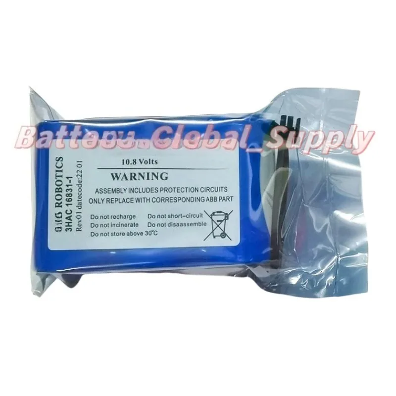 

3HAC16831-1 ABB 10.8V Battery Pack for ABB Robot Arm CPU SMB Data Memory 1PC Brand New -