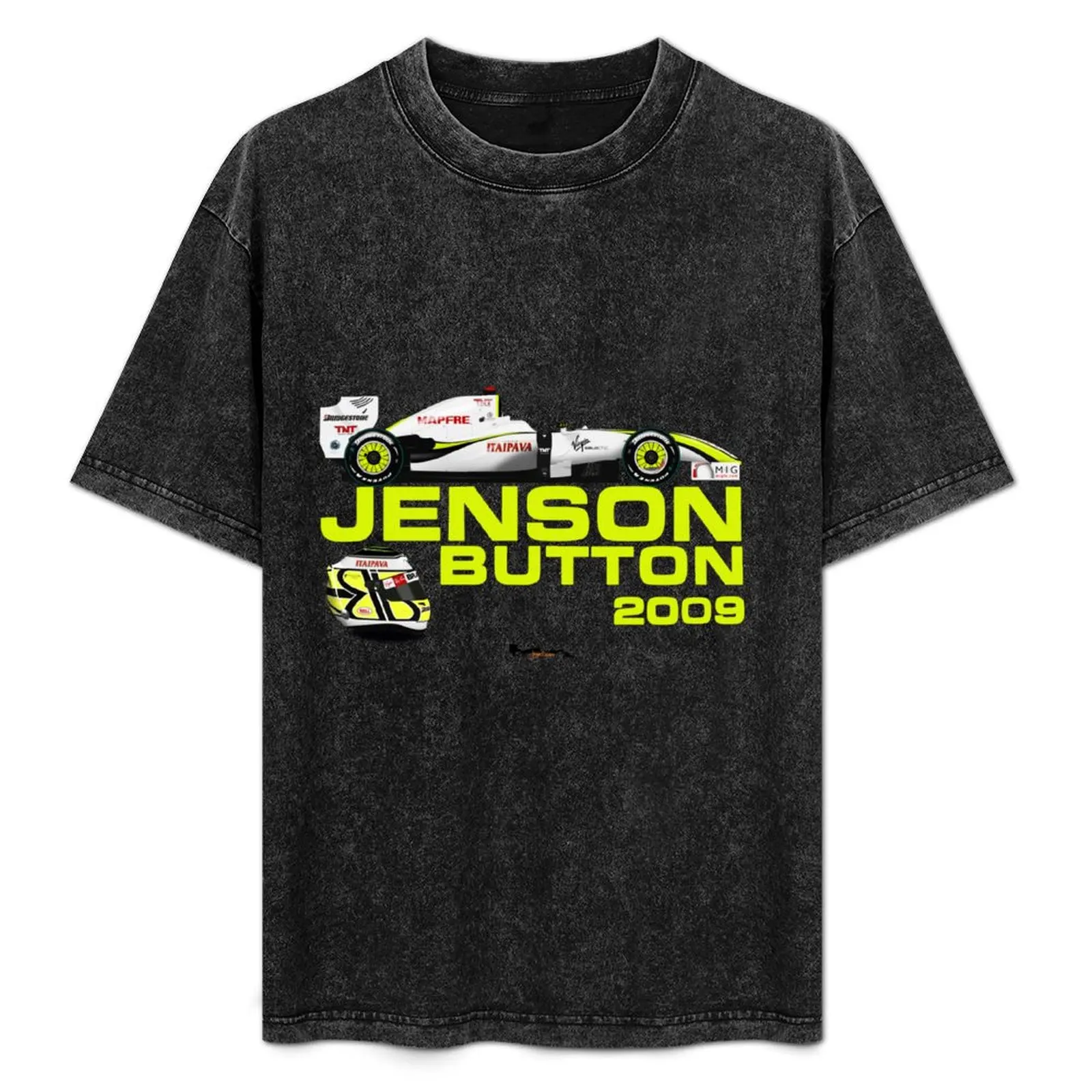 Jenson Button - Brawn BGP001 - 2009 World Champion T-Shirt shirts graphic tees graphics mens graphic t-shirts pack