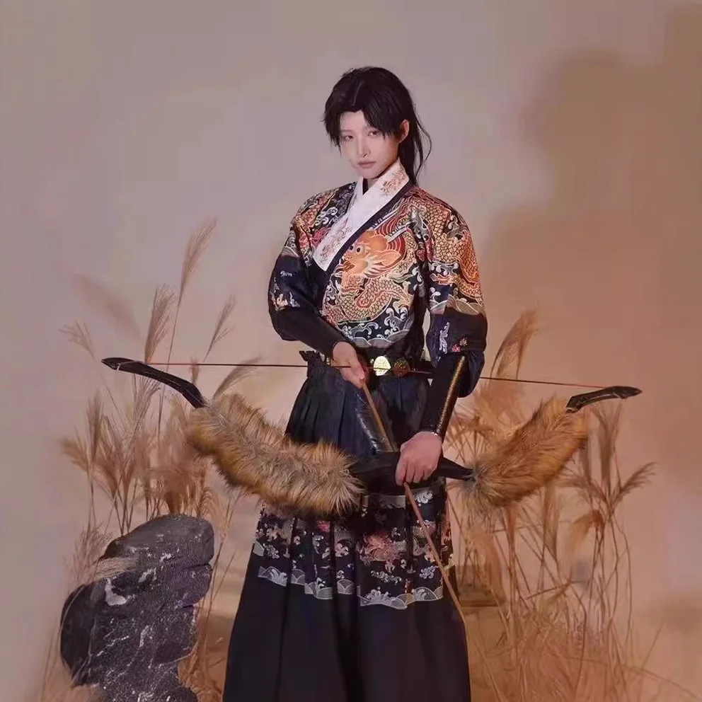 Hanfu Ming Handsome Flying Fish Suit Yi Wei Clothing Ancient Style Men's and Women's Same Spring Autumn Full Set