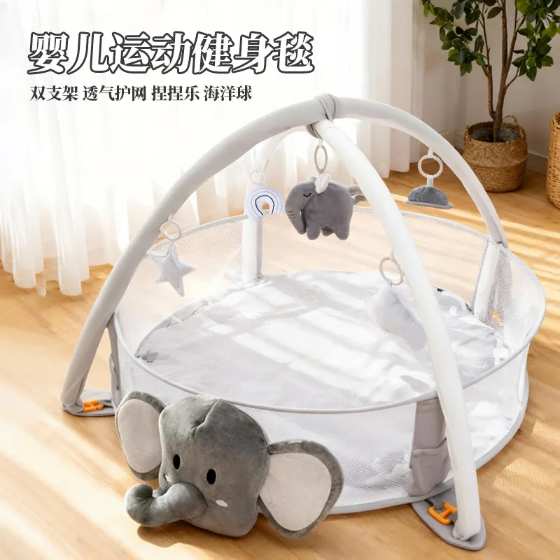 Baby Fitness Frame Crawling Game Blanket Multifunctional Educational Mats Fence Crawling Blanket Infant Rug Enlightenment Toys