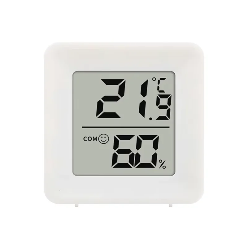 1/9PCS Temperature Meter Gauge for Room Mini Digital Thermometer Hygrometer with Wall Mount Sensor LCD Screen for Home Use