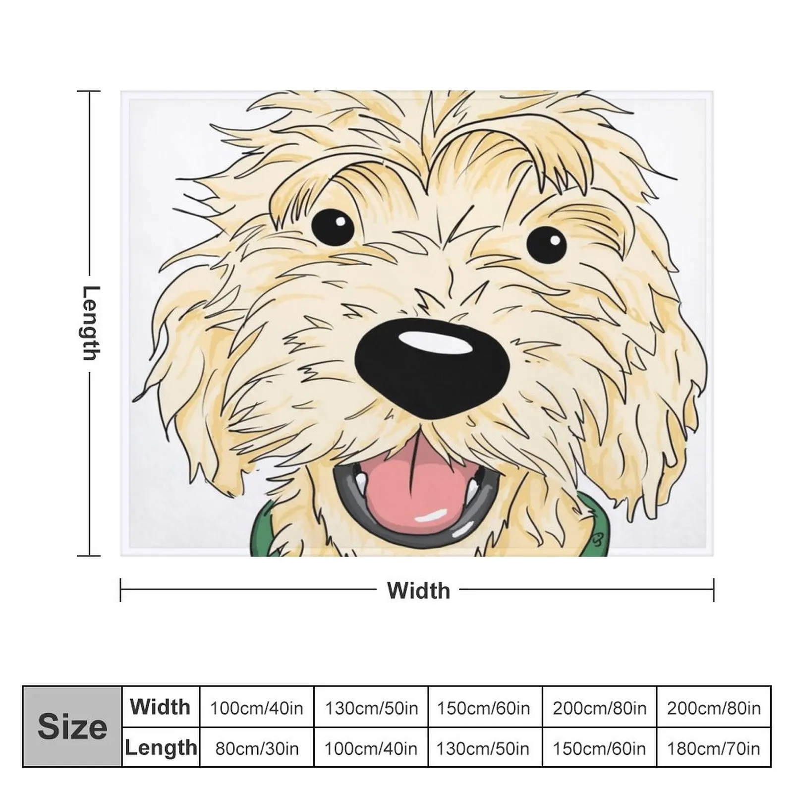 the friendly Golden Doodle Throw Blanket Designers For Decorative Sofa Blankets