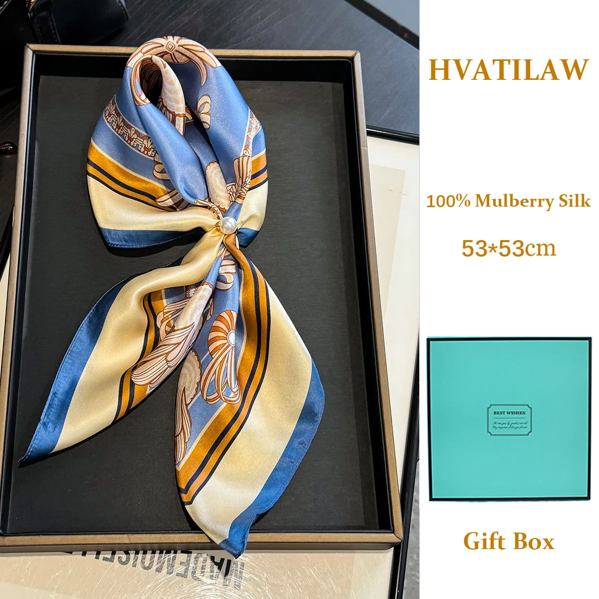 

2026 Spring Summer 100% Pure Silk Scarf Women Neck Square Scarves Bandana Mulberry Hijab Poncho Scarves Pashmina Female Foulard