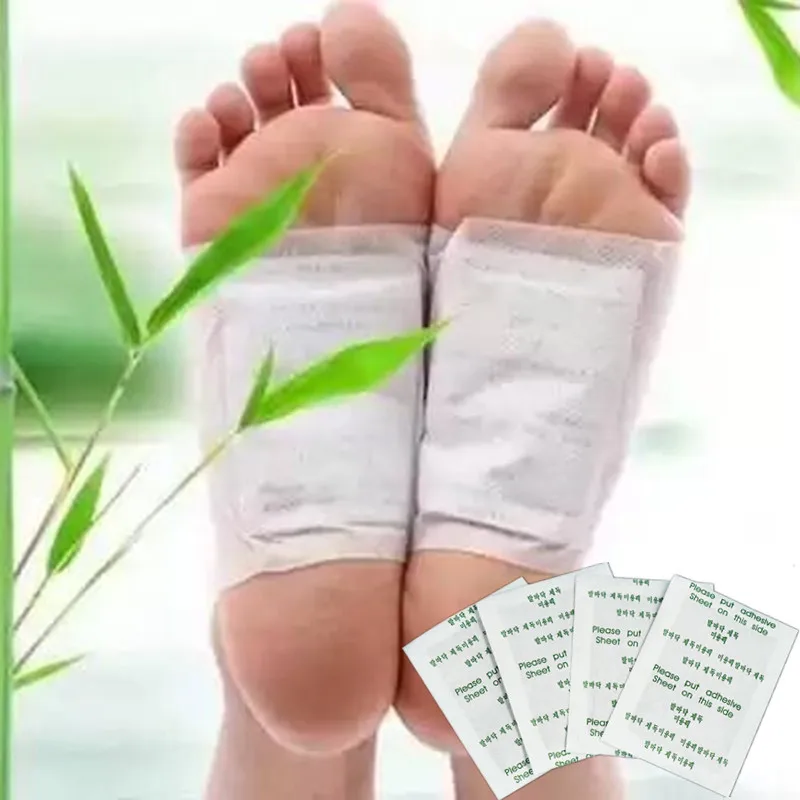 20/50/100PCS/lot Detox Foot Patch Bamboo Pad Patches Adhersive Foot Care Tool Improve Sleep Slimming Natural Herbal Foot Sticker