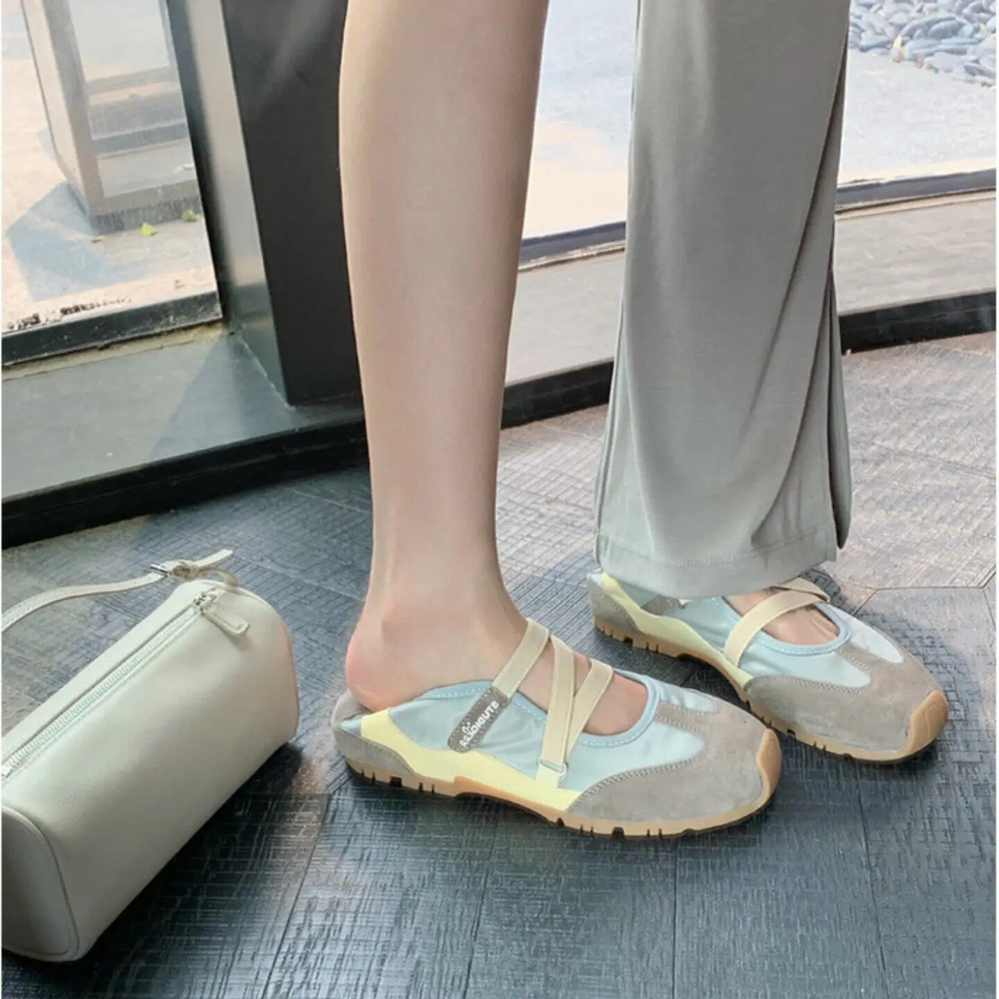 sheepskin-version-mary-jane-ballet-flat-shoes-summer-sandals-casual-sports-dequanyi-women's-footwear-fashionable-split-toe-de