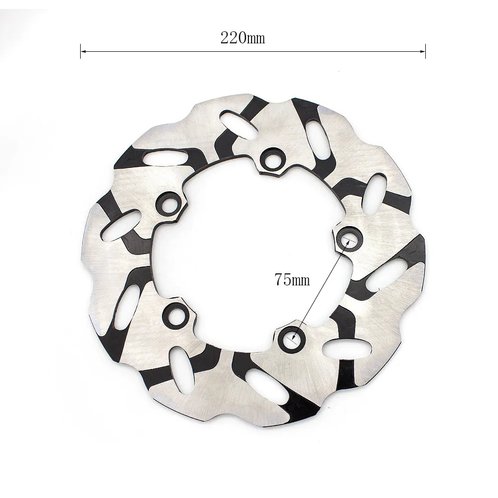 220mm CNC Rear Brake Disc Rotor For Yamaha Fazer YS250 YS 250 2013 Motorcycle Accessories