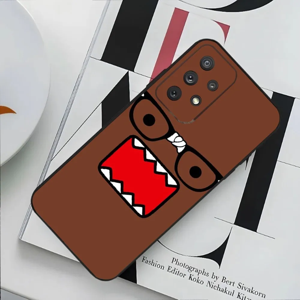 Cute Domo kun Phone Case For Samsung Galaxy S24,S20,S21,S22,S23,Fe,Lite,Plus,Ultra,Note Shell