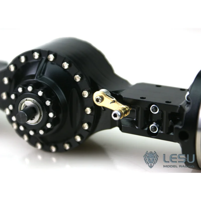 LESU 1/16 Loader Engineering Vehicle RD-2001 Lock Differential Bridge Wheel Side Planetary Reduction Bridge Modified Bridge
