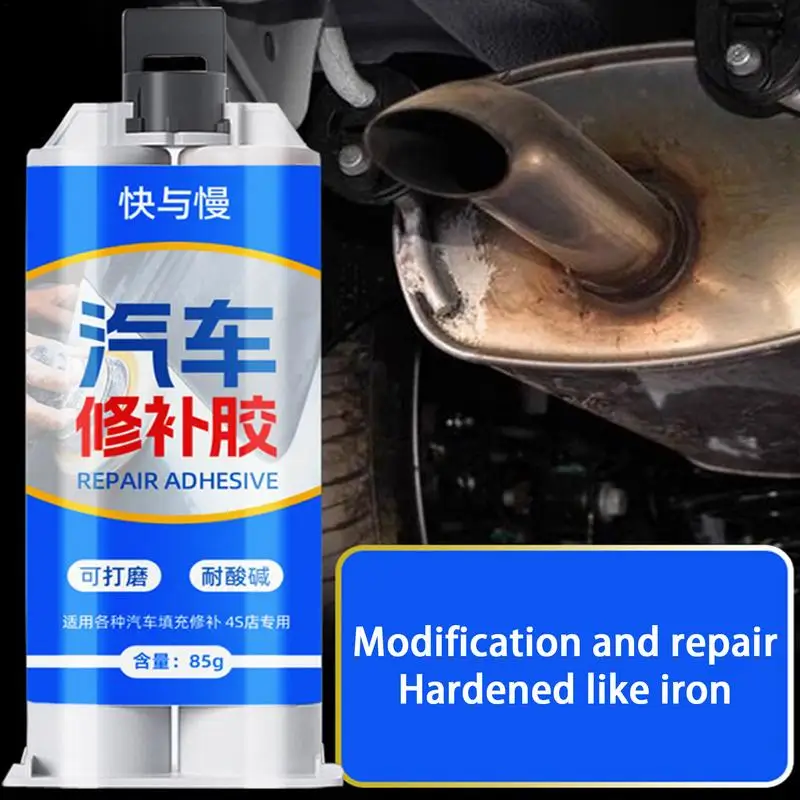 High Temp Exhaust Sealant Automobile Exhaust Pipe Sealant Professional Exhaust Leak Repair Sealant Adhesive 85g Automobile