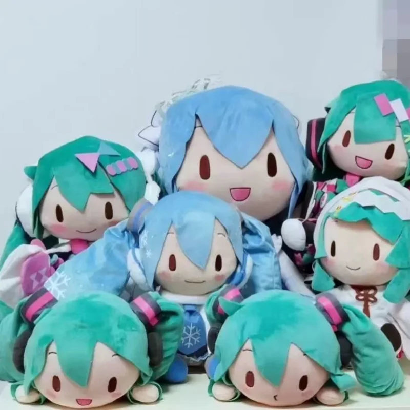 Authentic Bilibili Spot Hatsune Miku Miku Doll Fufu Plush Doll White Spotless Cherry Blossom Sky Cute Plush Toy Collection Gifts