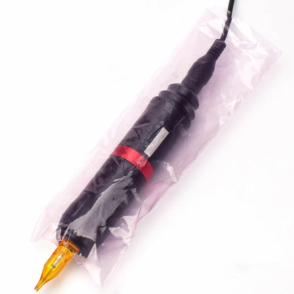 

200Pcs Disposable Plastic Tattoos Pen Sleeve Bags Clip Cord Covers Protective Barrier Tattoo Machine Accessories Tattooing