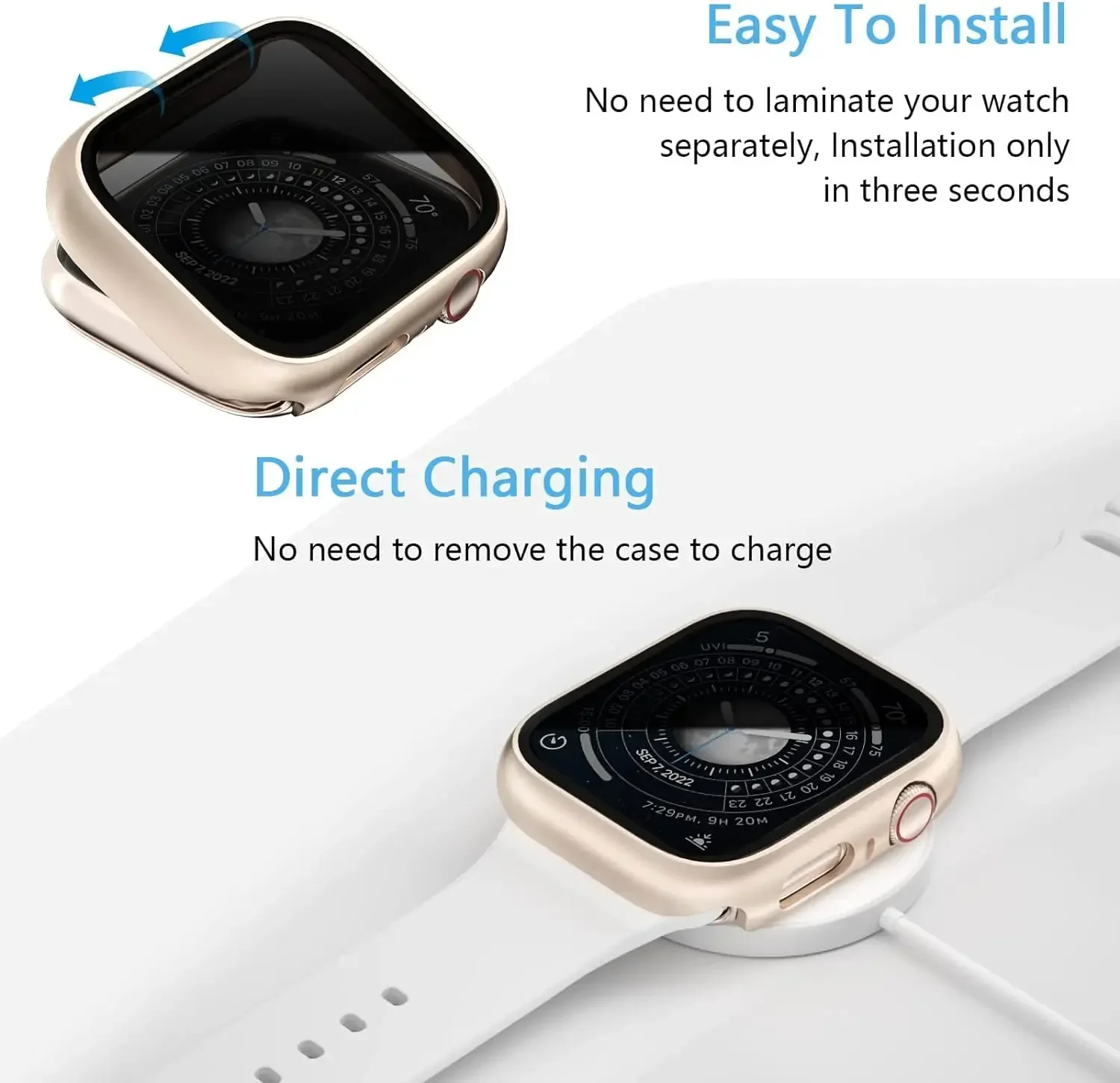 واقي شاشة لساعة أبل 49 ملم 44 ملم 41 ملم 45 ملم 42 ملم 38 ملم IWatch حافظة مقسى مقاومة للخصوصية Iwatch Series Ultra 9 8 7 6 SE