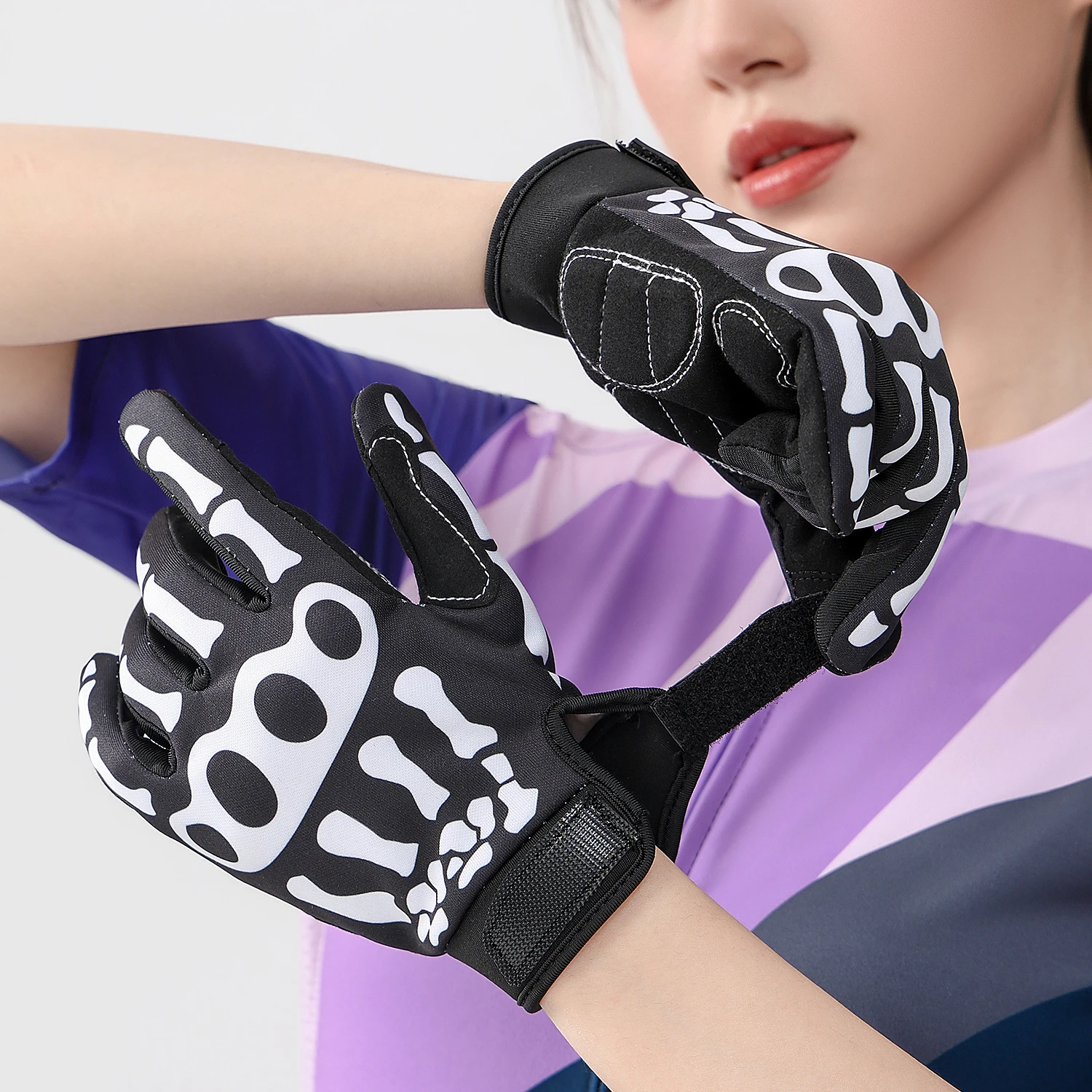 AliExpress Kyncilor Skeleton full finger joint gloves, anti slip gloves, motorcycle bicycle wear-resistant gloves, neutral sports gloves, bicycle eq