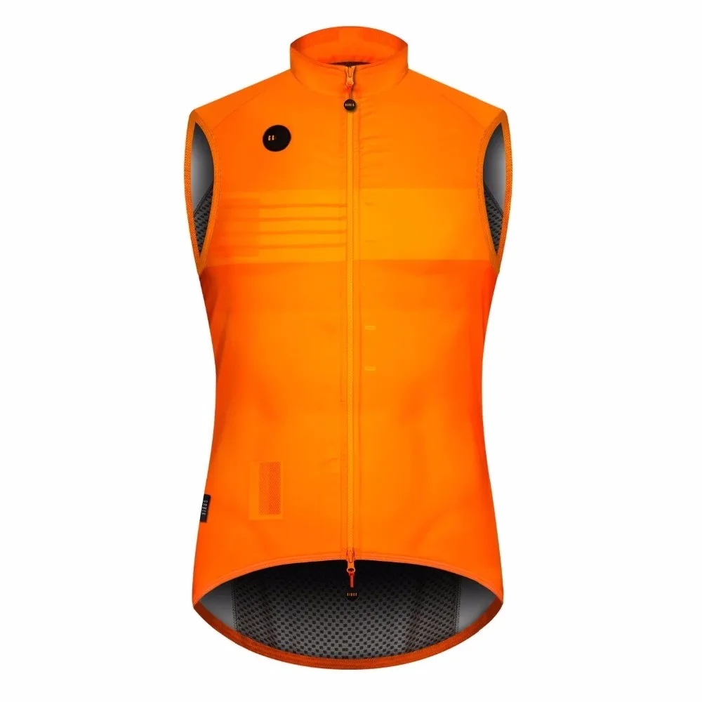 Orange Autumn Top Quality PRO Team Lightweight Windproof Cycling Gilet Men Or Women  Windbreak Vest Mtb Wind